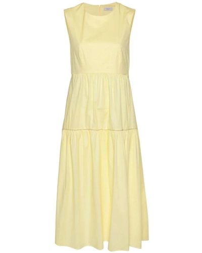 Peserico Midi Dresses - Yellow