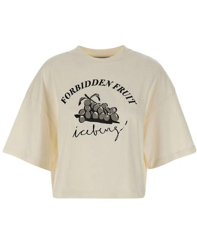Iceberg Camiseta de con estampado forbidden fruit - Neutro