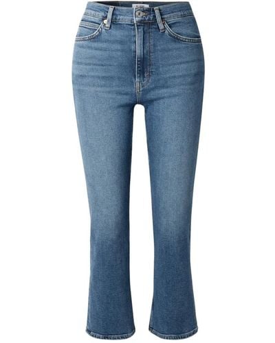 RE/DONE Cropped Jeans - Blau