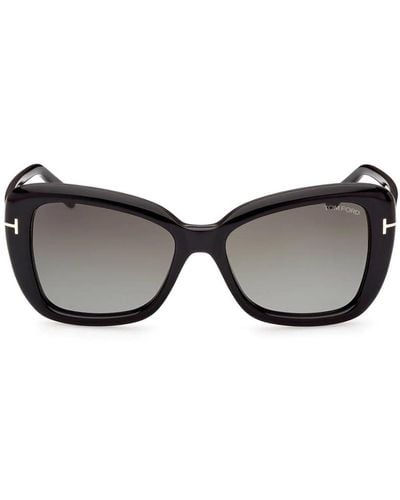 Tom Ford Maeve acetat sonnenbrille für frauen - Braun