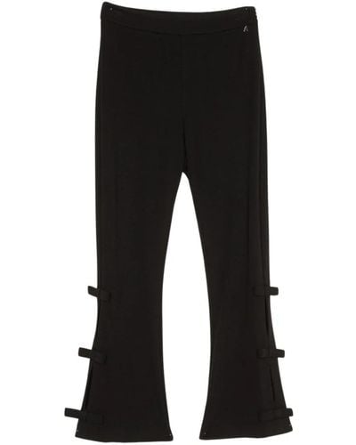 Twin Set Cropped Trousers - Black