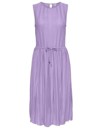 ONLY Midi Dresses - Purple