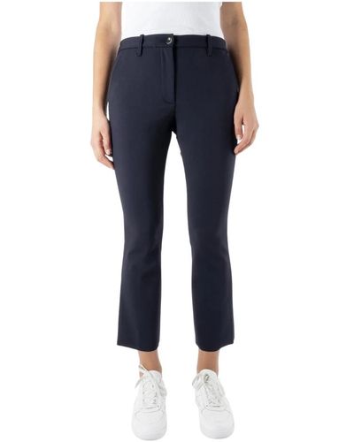 Nine:inthe:morning Trousers > cropped trousers - Bleu