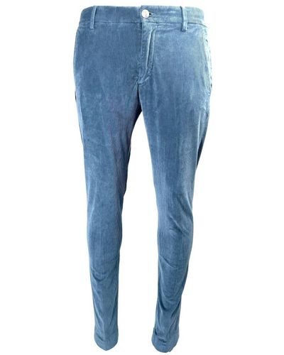 Hand Picked Skinny Trousers - Blue