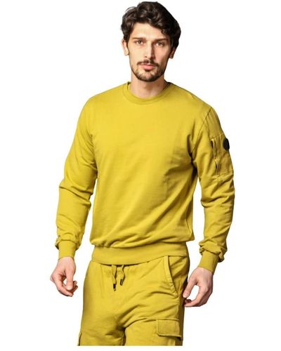 Mason's Luxus baumwoll hoodie limettengrün - Gelb