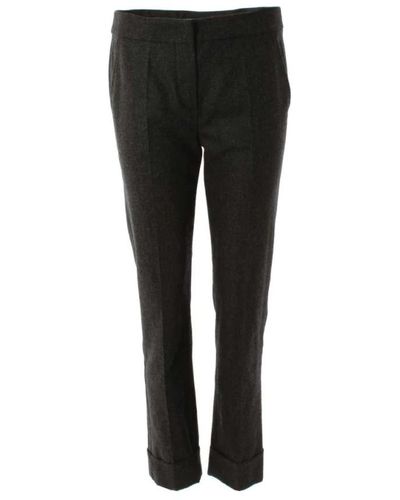 Armani Trousers > slim-fit trousers - Noir