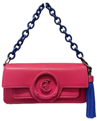 Just Cavalli Borsa fucsia con tracolla estraibile - Viola