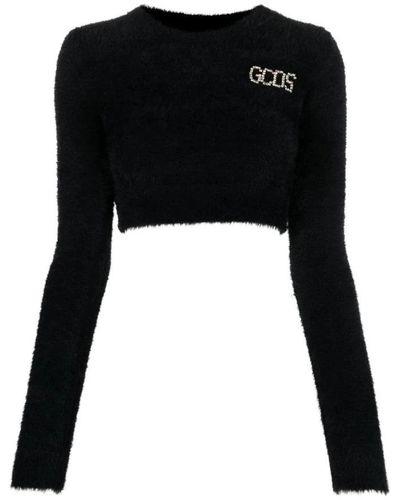 Gcds Round-Neck Knitwear - Black