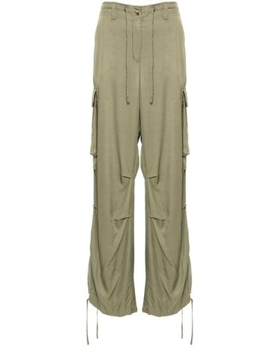 Golden Goose Wide Trousers - Green