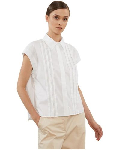 Peserico Short Sleeve Shirts - White