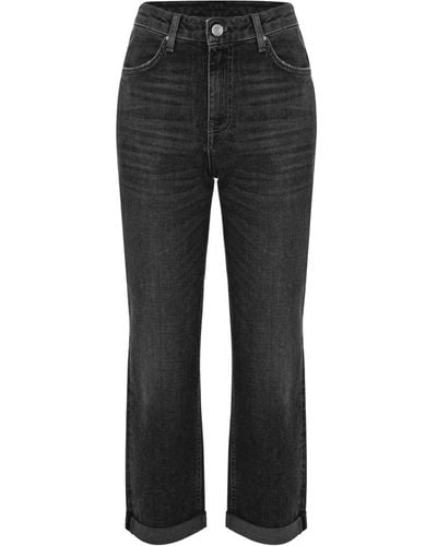 Kocca E Straight Fit Stretch Jeans - Grau