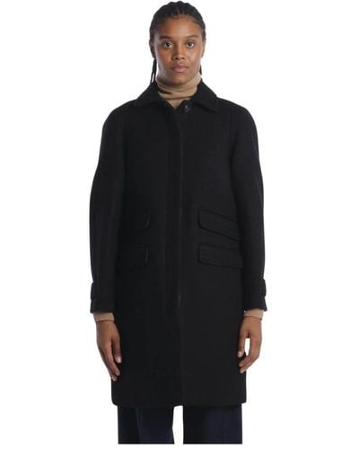 Soeur Single-Breasted Coats - Black