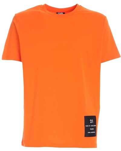 Karl Lagerfeld T-Shirts - Orange