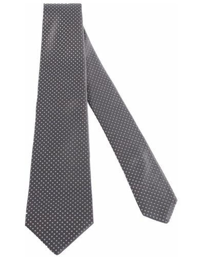 Kiton Cravatta IN Seta - Grau