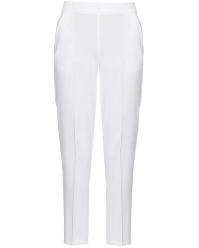 Pinko Slim-fit trousers - Weiß