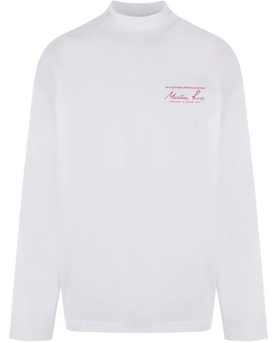 Martine Rose Long Sleeve Tops - White