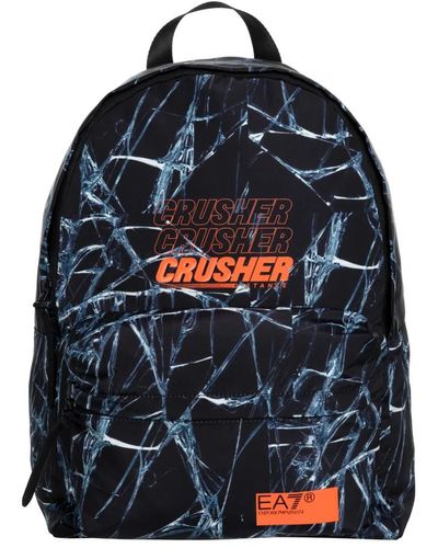 EA7 Crusher rucksack - Blau