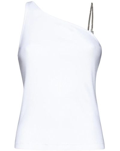 Givenchy Weiße top mit blauen details