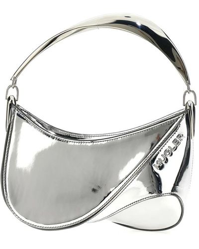 Mugler Shoulder Bags - Gray