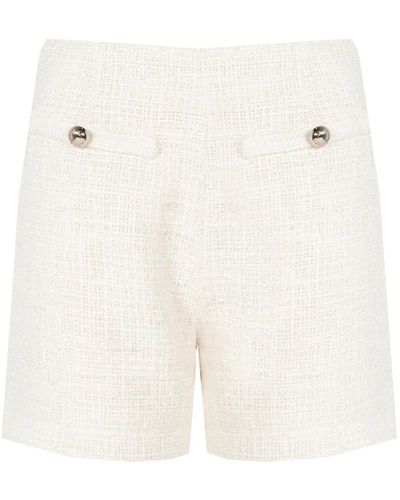 Guess Elegant high-waisted shorts - Bianco