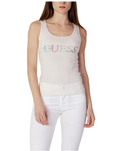 Camisetas de tirantes y sin mangas Guess de mujer | Rebajas en línea, hasta  el 76 % de descuento | Lyst