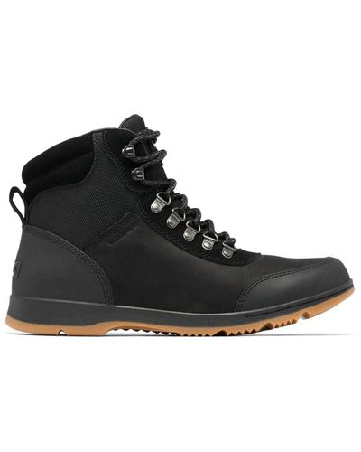 Sorel Lace-Up Boots - Black