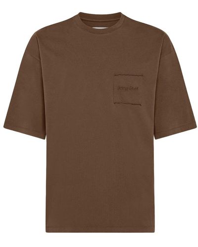 Philippe Model Maurice essence t-shirt in noce marrone