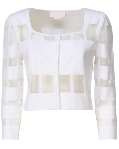 Genny Weiße pullover kollektion