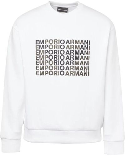 Emporio Armani Sweatshirts - Blanc