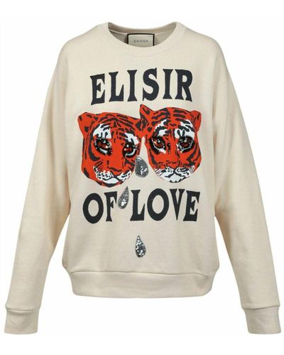 Gucci Elisir of love sweatshirt - Blanco