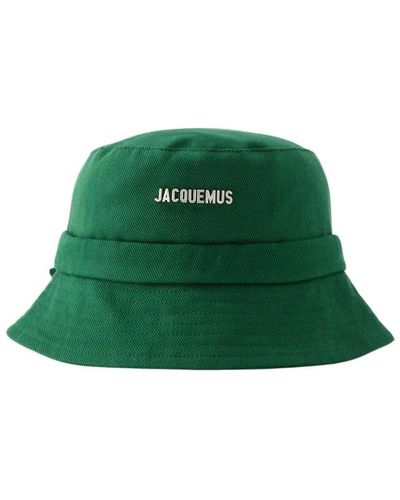 Jacquemus Bob gadjo de algodón verde