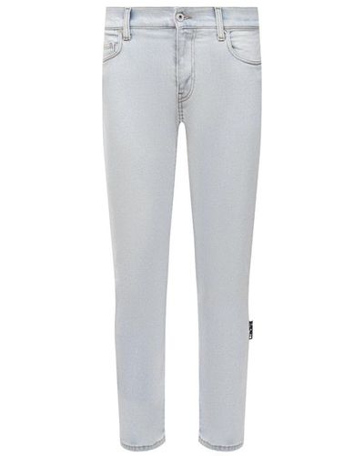 Off-White c/o Virgil Abloh Skinny Jeans - Grau