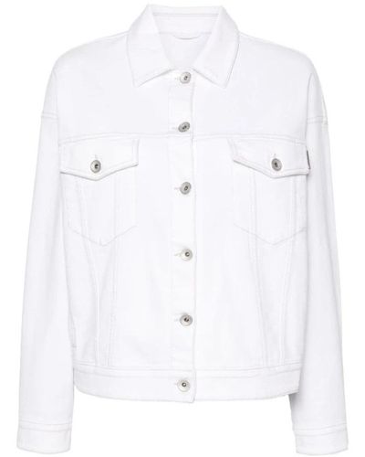 Brunello Cucinelli Denim Jackets - White