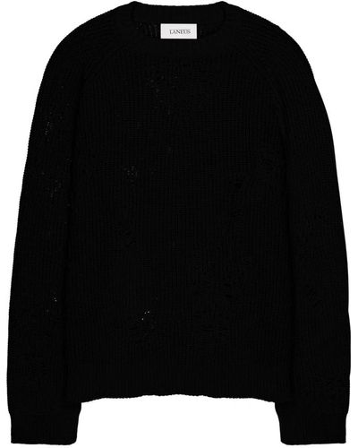 Laneus Round-neck knitwear - Schwarz