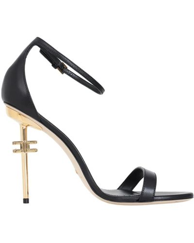 Elisabetta Franchi Shoes > sandals > high heel sandals - Métallisé