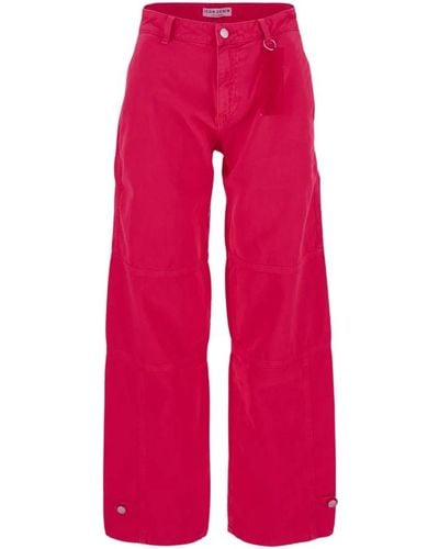 ICON DENIM Wide trousers - Rot
