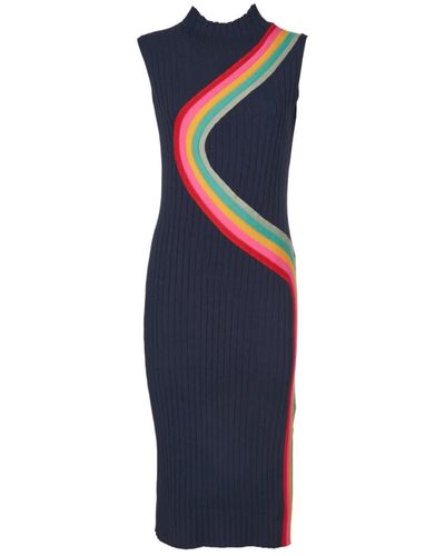 PS by Paul Smith Dresses > day dresses > knitted dresses - Bleu