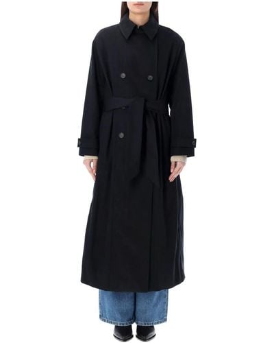 A.P.C. Coats > trench coats - Noir
