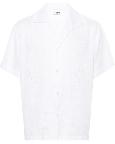 P.A.R.O.S.H. Short Sleeve Shirts - White