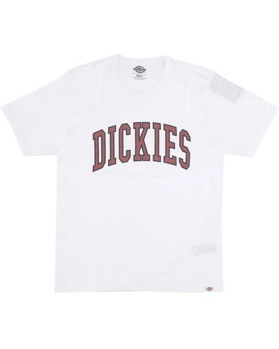 Dickies Weiß/rot aitkin tee streetwear