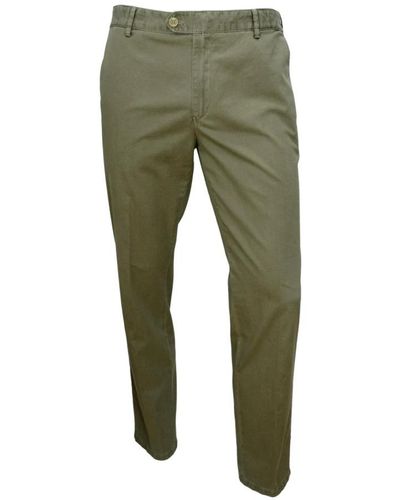 Meyer Cropped Trousers - Green