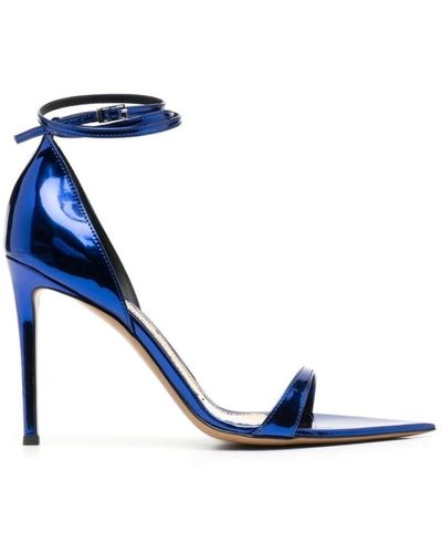 Alexandre Vauthier Shoes > sandals > high heel sandals - Bleu