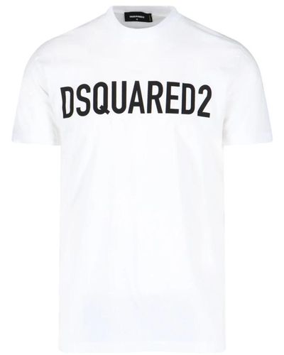DSquared² T-shirts and polos white - Bianco