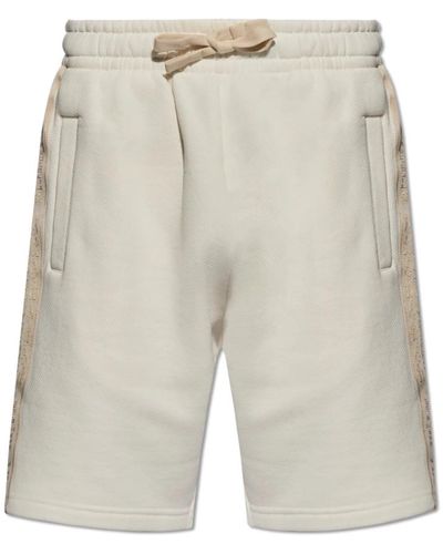 Palm Angels Shorts mit logo - Grau