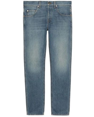 Gucci Blaue denim tapered jeans