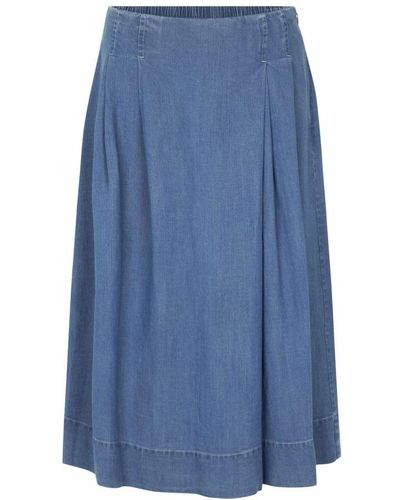 Masai Midi Skirts - Blue