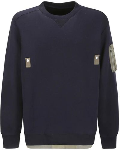 Sacai Sweatshirts & hoodies > sweatshirts - Bleu