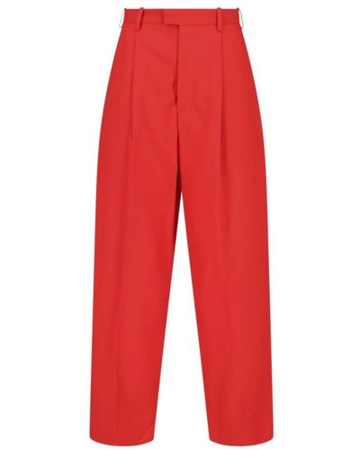 Marni Pantalones rojos - elegantes y a la moda