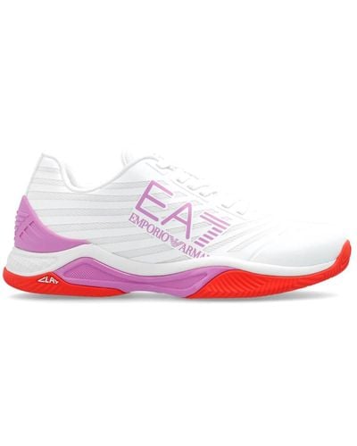 EA7 Sneakers mit logo - Weiß