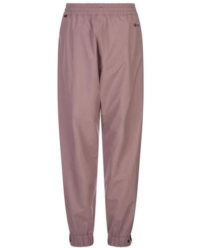 Moncler Straight Trousers - Purple